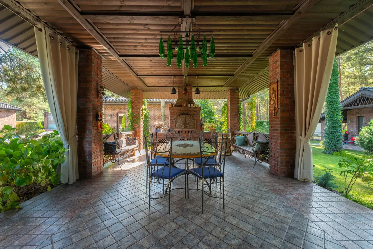 patio dining table garden hanging chandelier