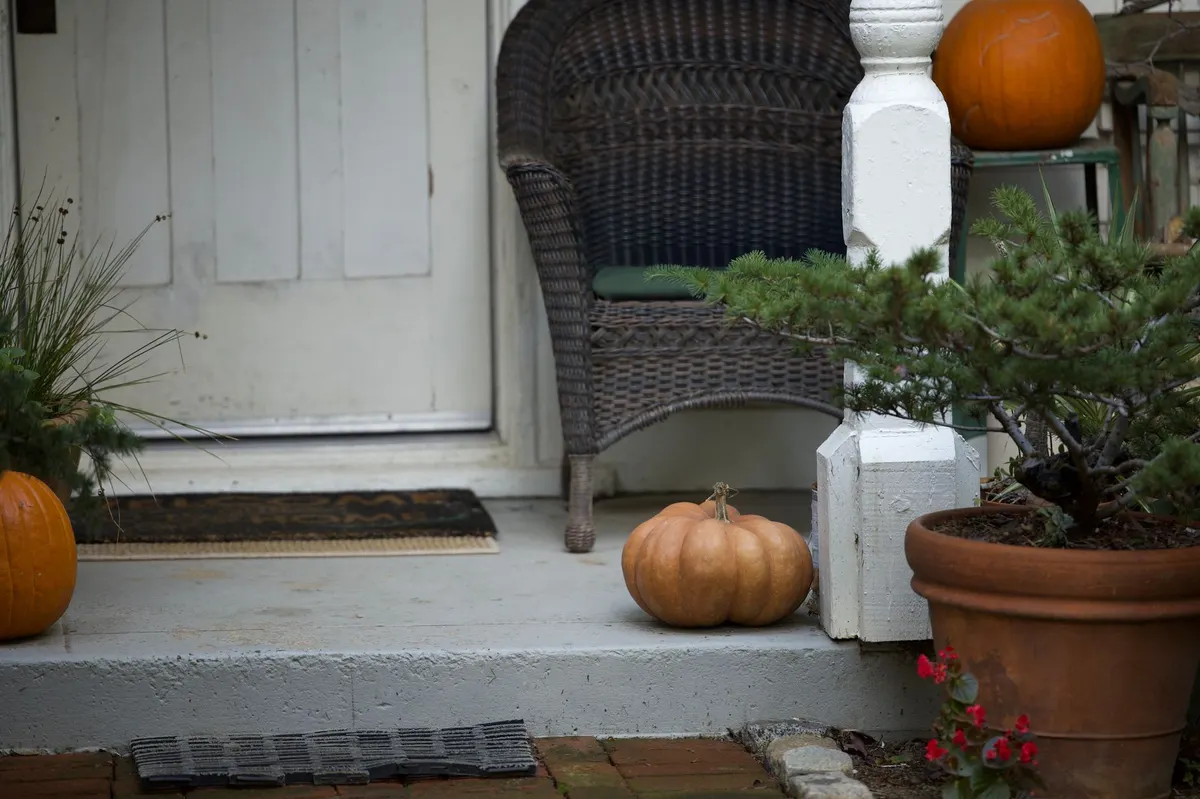 front door layered doormat