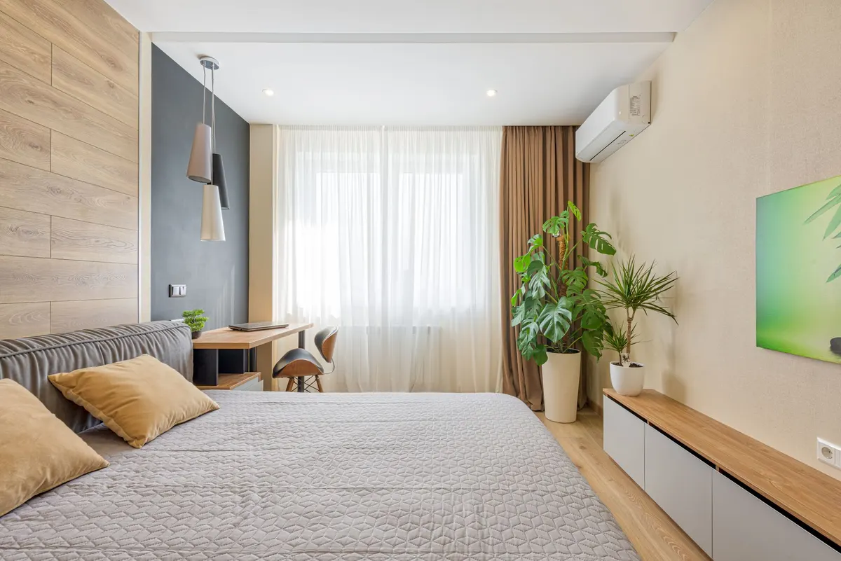 wooden room divider screen