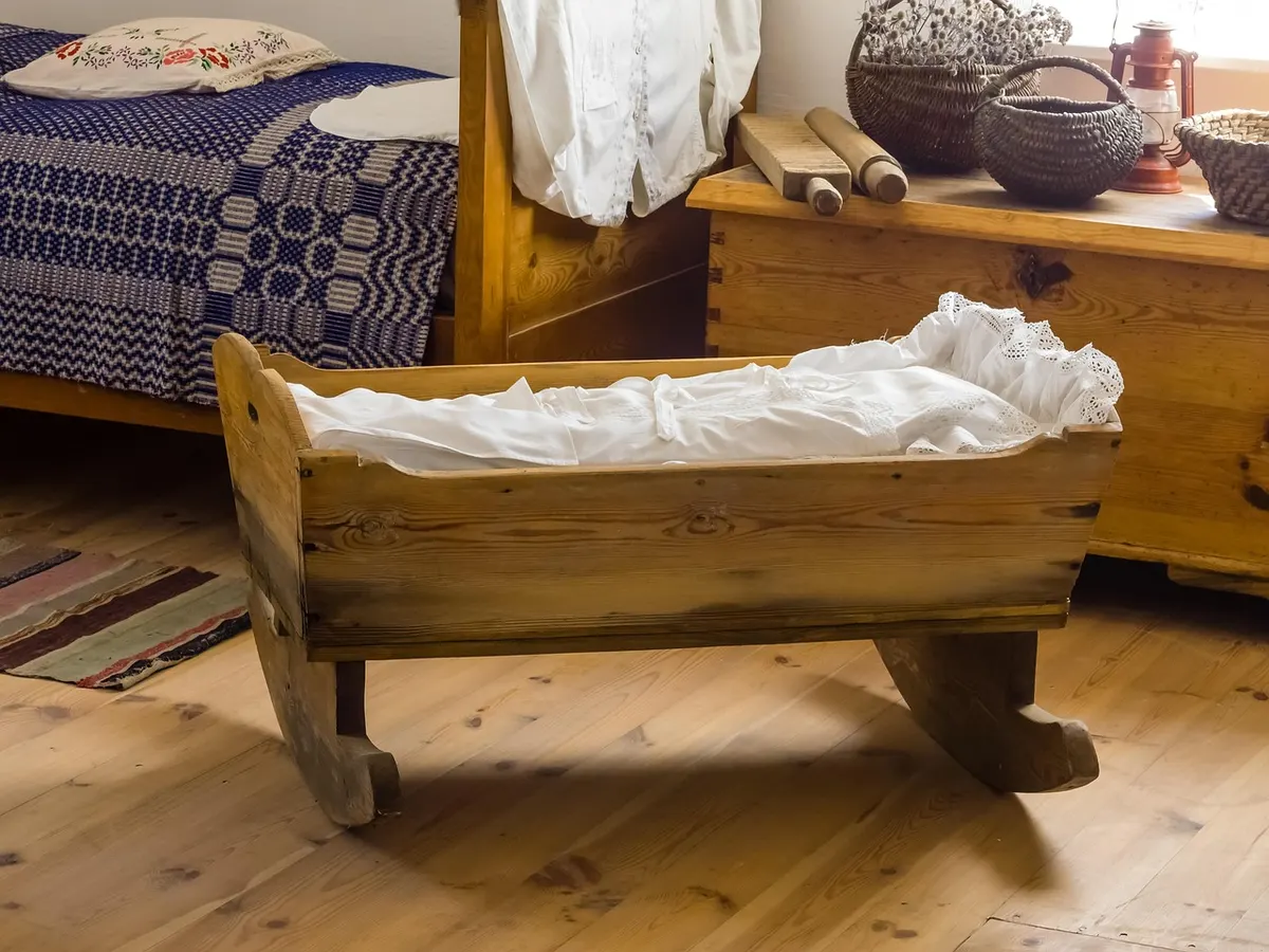 scandinavian nursery corner
