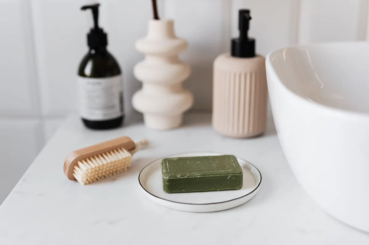 cozy bathroom candles bath salts